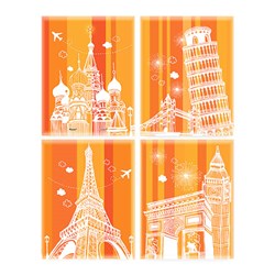 Pintoo (Q1039) - "Modern Architectures" - 192 pieces puzzle