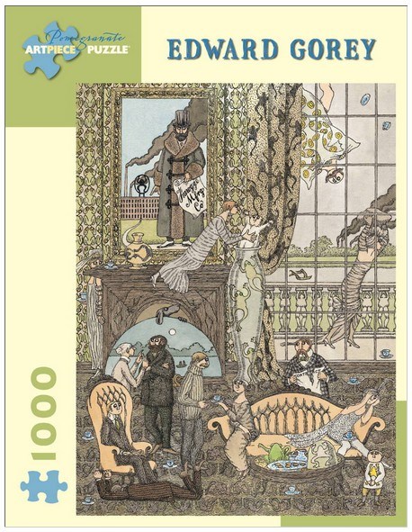 Pomegranate (AA442) - Edward Gorey: "Frawgge Mfrg. Co." - 1000 pieces puzzle