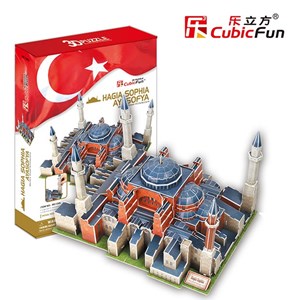 Cubic Fun (MC134H) - "Turkey, Istanbul, St. Sophia Basilica" - 225 pieces puzzle