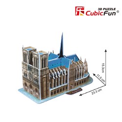 Cubic Fun (C717H) - "Our Lady of Paris" - 40 pieces puzzle