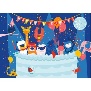 Buffalo Games (39605) - "Happy Birthday (Silly Street)" - 48 pieces puzzle