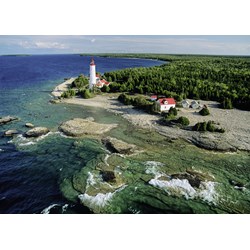 Ravensburger (19152) - "Canada, Lighthouse at the Bruce Peninsula" - 1000 pieces puzzle