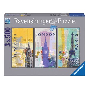 Ravensburger (16329) - "Travel around the world" - 500 pieces puzzle