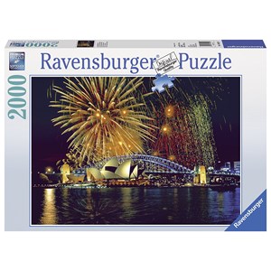 Ravensburger (16622) - "Fireworks on Sydney, Australia" - 2000 pieces puzzle