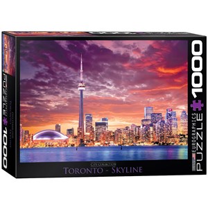 Eurographics (6000-0738) - "Toronto - Skyline" - 1000 pieces puzzle