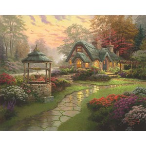 Schmidt Spiele (58463) - Thomas Kinkade: "Home to the well" - 1000 pieces puzzle