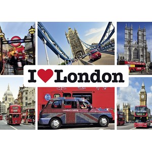 Schmidt Spiele (59283) - "I love London" - 1000 pieces puzzle