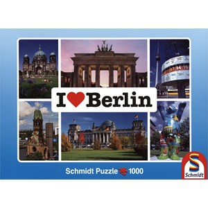 Schmidt Spiele (59281) - "I love Berlin" - 1000 pieces puzzle