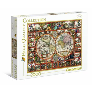 Clementoni (32551) - "Map of the ancient world" - 2000 pieces puzzle