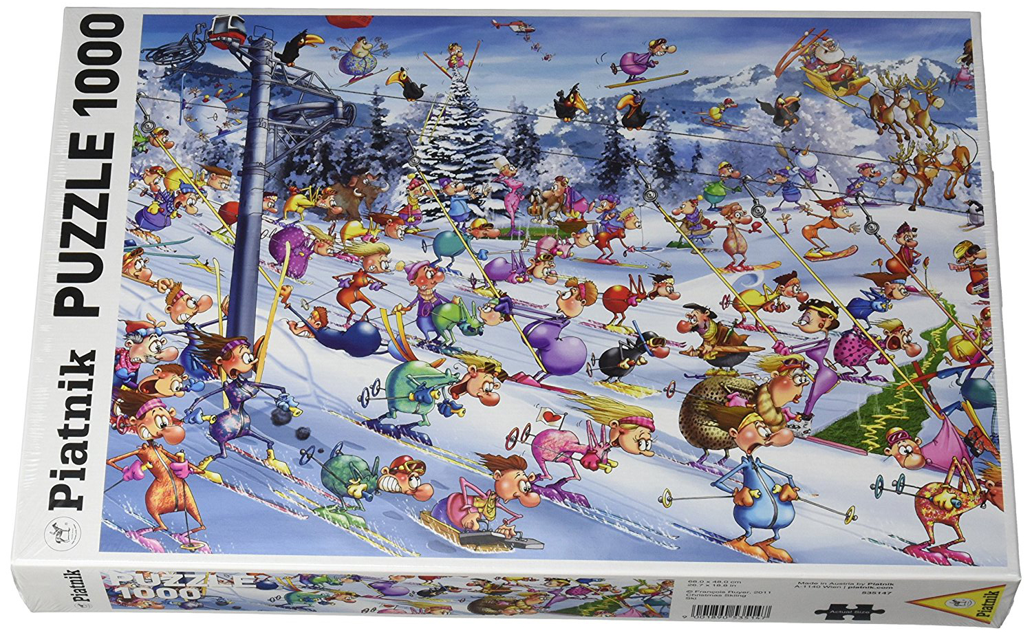 Christmas Skiing 1000 Teile Ruyer/Rinesch Piatnik 
