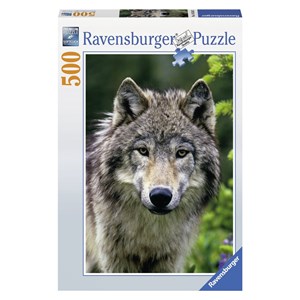 Ravensburger (14354) - "Wolf Portrait" - 500 pieces puzzle
