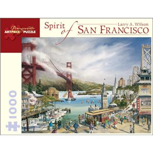 Pomegranate (AA677) - Larry A. Wilson: "Spirit of San Francisco" - 1000 pieces puzzle