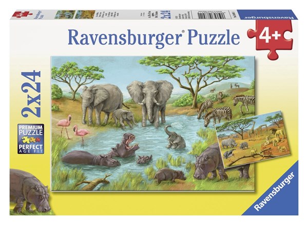 Ravensburger (08891) - "Savannah" - 24 pieces puzzle