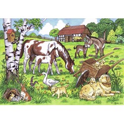 Ravensburger (08858) - "Farm animals" - 24 pieces puzzle