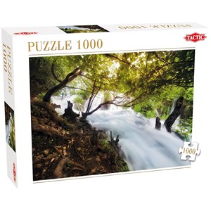 Tactic (40901) - "Waterfall in Forest" - 1000 pieces puzzle