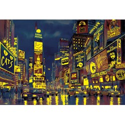 Clementoni (39249) - "New York Lights" - 1000 pieces puzzle