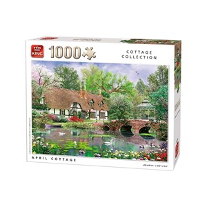 King International (05358) - Dominic Davison: "April Cottage" - 1000 pieces puzzle
