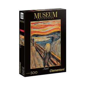 Clementoni (30505) - Edvard Munch: "The Scream" - 500 pieces puzzle