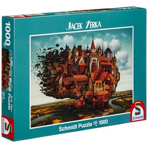 Schmidt Spiele (59512) - Jacek Yerka: "City on The Wing" - 1000 pieces puzzle