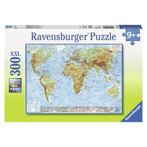Ravensburger (13097) - "Map of the World" - 300 pieces puzzle