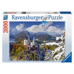 Ravensburger (17062) - "Neuschwanstein Castle in Winter" - 3000 pieces puzzle