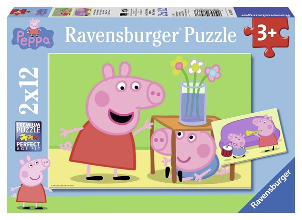 Ravensburger (07573) - "Twin Love" - 12 pieces puzzle