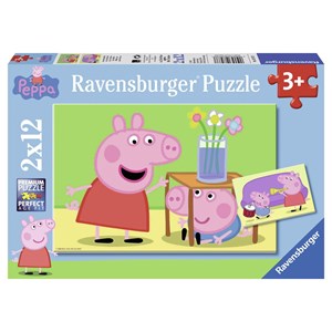 Ravensburger (07573) - "Twin Love" - 12 pieces puzzle