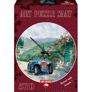 Art Puzzle (4296) - "Puzzle Clock, All my pride" - 570 pieces puzzle