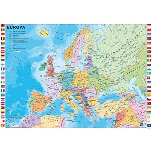 Schmidt Spiele (58203) - "Countries of Europe German" - 1000 pieces puzzle