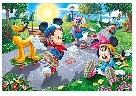 Trefl (16249) - "Mickey Mouse & Friends" - 100 pieces puzzle