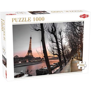Tactic (52840) - "Paris and the Eiffel Tower" - 1000 pieces puzzle