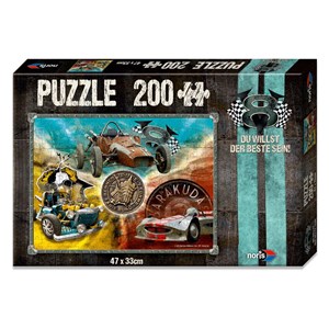 Noris (606031245) - "Bolide" - 200 pieces puzzle