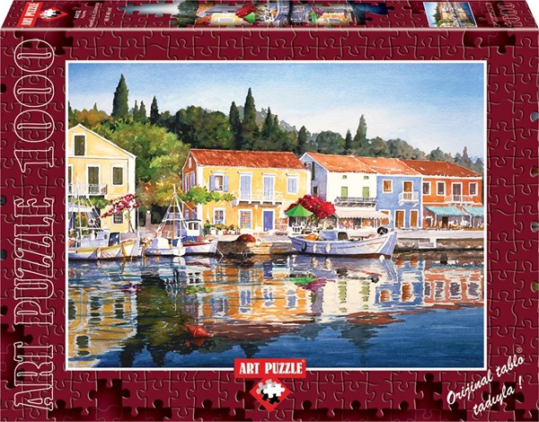 Art Puzzle (4412) - "Greece, Fiscardo" - 1000 pieces puzzle