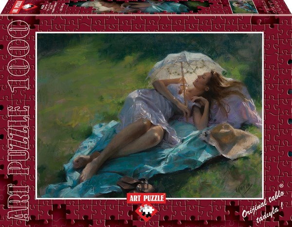Art Puzzle (4429) - "Pleasure at Noon" - 1000 pieces puzzle