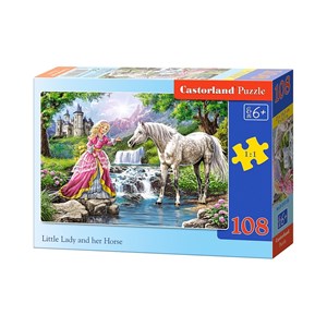 Castorland (B-010158) - "Little Lady and her Horse" - 108 pieces puzzle