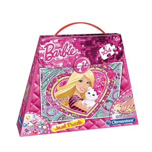 Clementoni (20451) - "Barbie-Puzzle in Shopping Bag" - 104 pieces puzzle