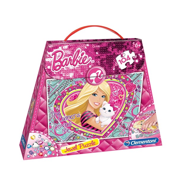 Clementoni (20451) - Barbie-Puzzle in Shopping Bag - 104 pieces puzzle