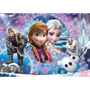 Clementoni (23662) - "Queen of Ice and Snow" - 104 pieces puzzle