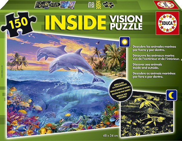 Educa (15899) - Jan Patrik Krasny: "Underwater World" - 150 pieces puzzle