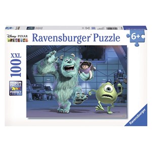 Ravensburger (10941) - "Sully, Mike & Boo" - 100 pieces puzzle