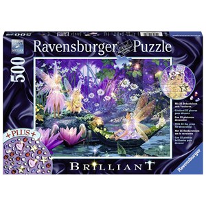 Ravensburger (14882) - "Fairy with Butterflies" - 500 pieces puzzle