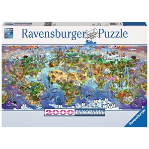 Ravensburger (16698) - "World Wonders" - 2000 pieces puzzle
