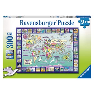 Ravensburger (13190) - "Looking at the World" - 300 pieces puzzle