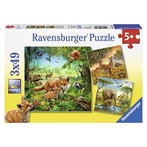 Ravensburger (09330) - "Animals of The Earth" - 49 pieces puzzle