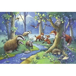 Ravensburger (09117) - "Cute Forest Animals" - 24 pieces puzzle
