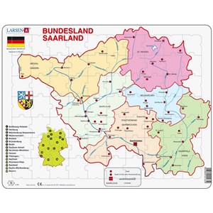 Larsen (K35) - "Bundesland, Saarland" - 70 pieces puzzle