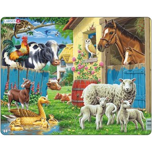 Larsen (FH23) - "Farm Animals" - 23 pieces puzzle