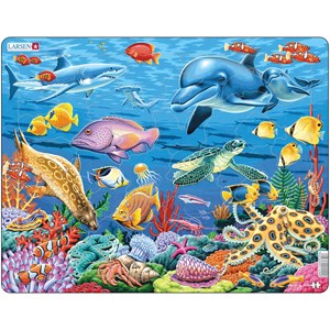 Larsen (FH29) - "Coral Reef" - 35 pieces puzzle