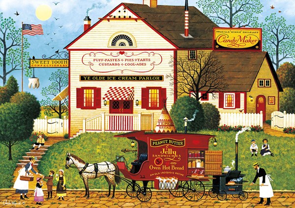 Buffalo Games (2629) - Charles Wysocki: "Sugar & Spice" - 300 pieces puzzle