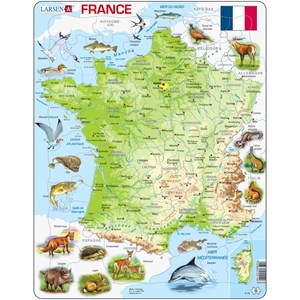 Larsen (K49-FR) - "France - FR" - 60 pieces puzzle